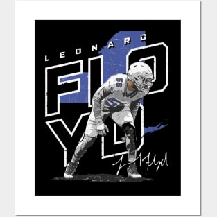 Leonard Floyd Buffalo Player Map Posters and Art